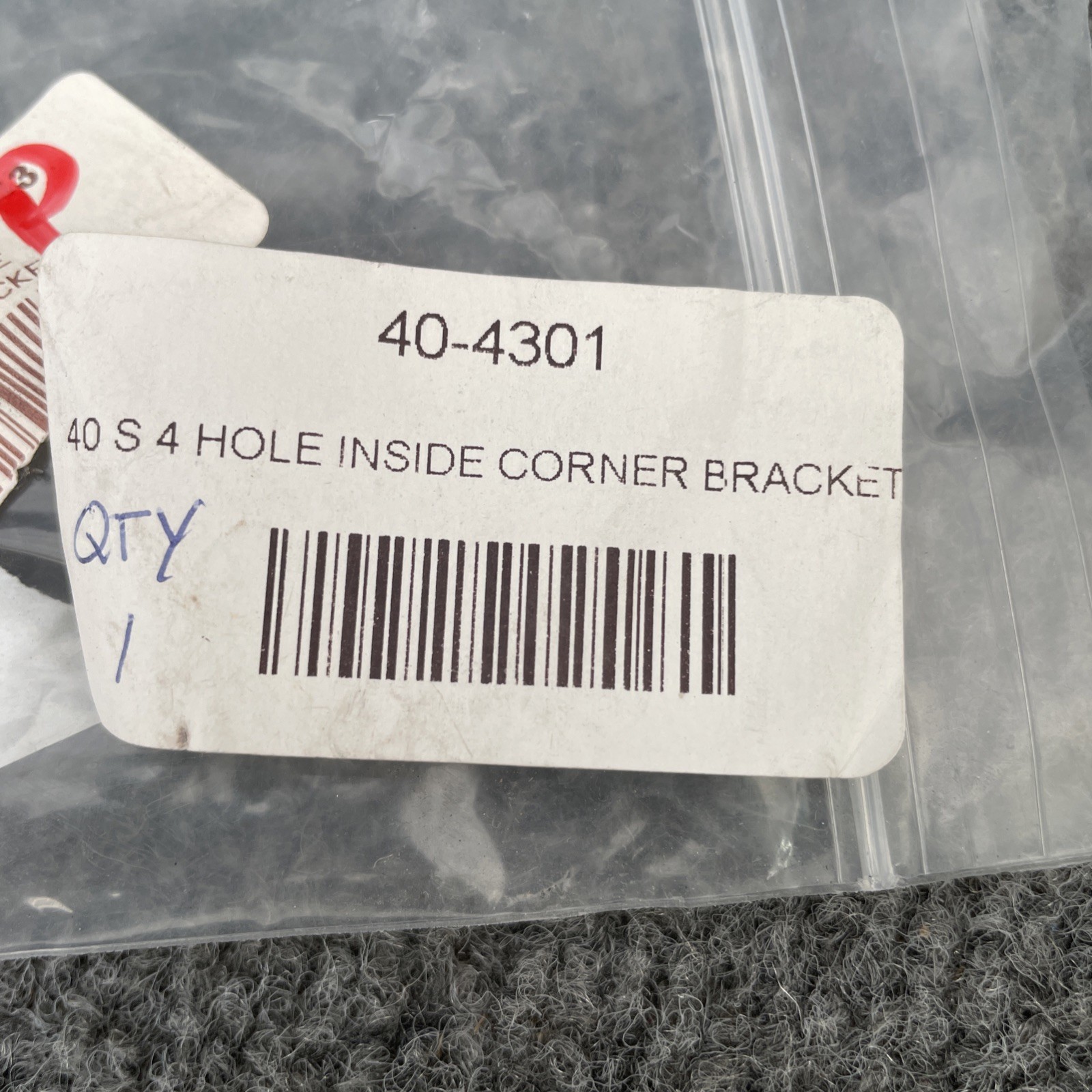 80/20 40-4301 4 Hole Inside Corner Bracket New Other