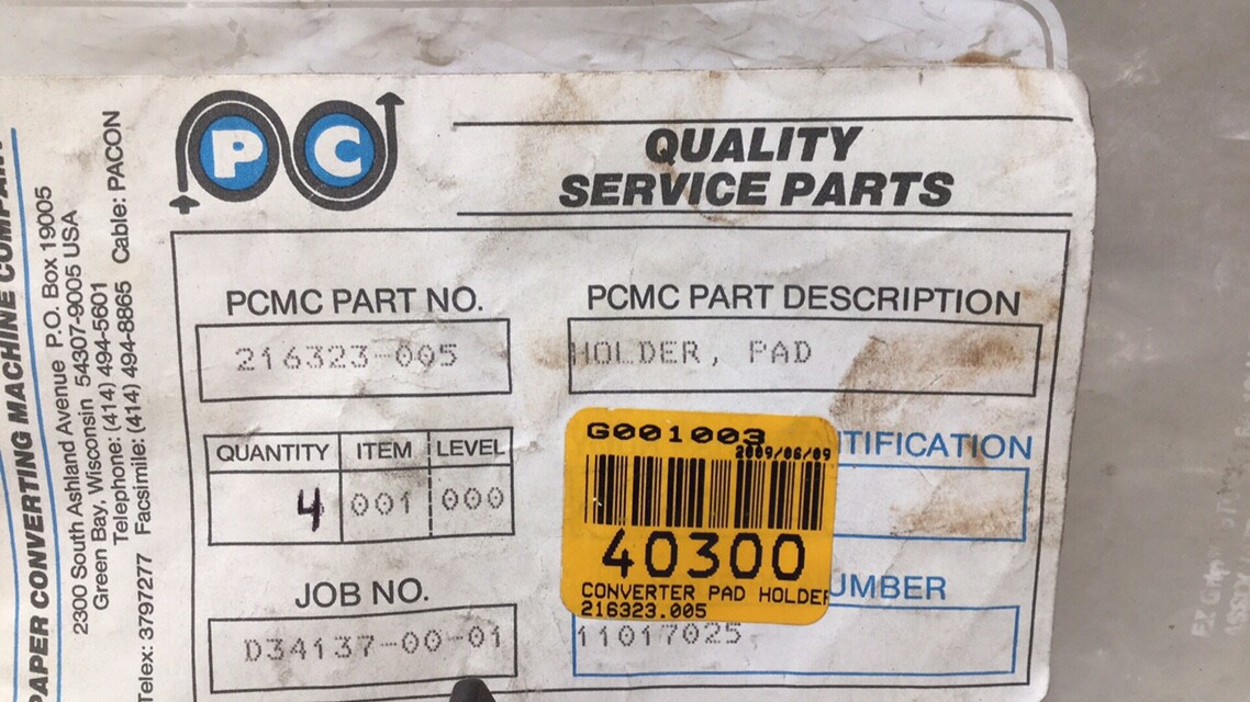 PCMC 216323-005 Converter Pad Holder 216323-5 (Pack Of 4)