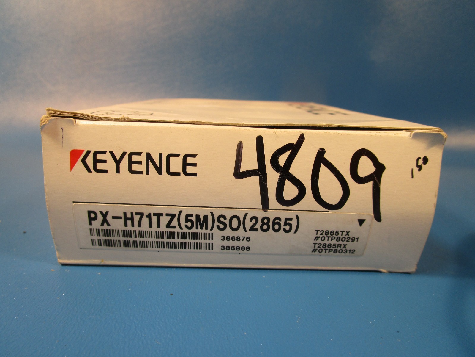 Keyence PX-H71TZ, Thru-Beam Photoelectric Sensor, 5 Meter Leads
