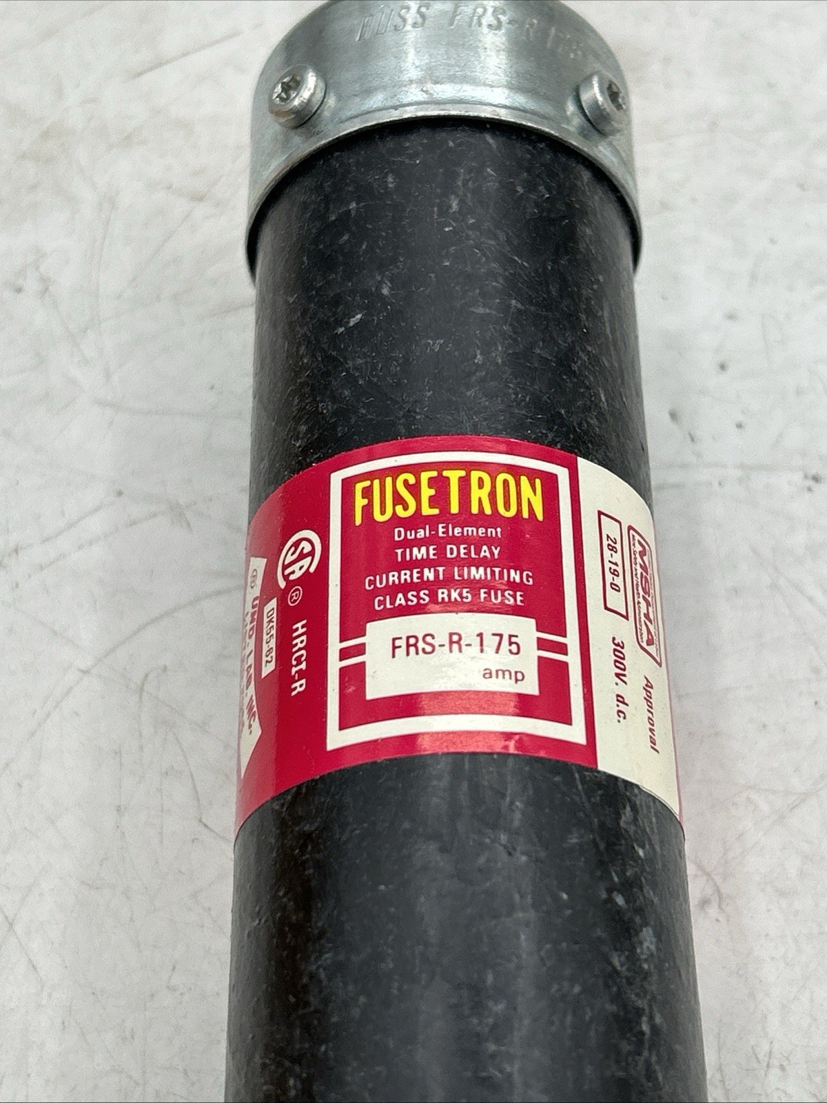 Lot Of 4 FUSETRON 175A 600V RK5 FUSE FRS-R-175 See Pics