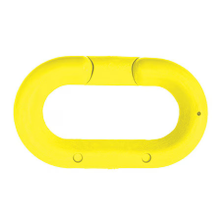 Chain Link, Yellow, 2″ Size, Plastic, Pk10, 51702-10