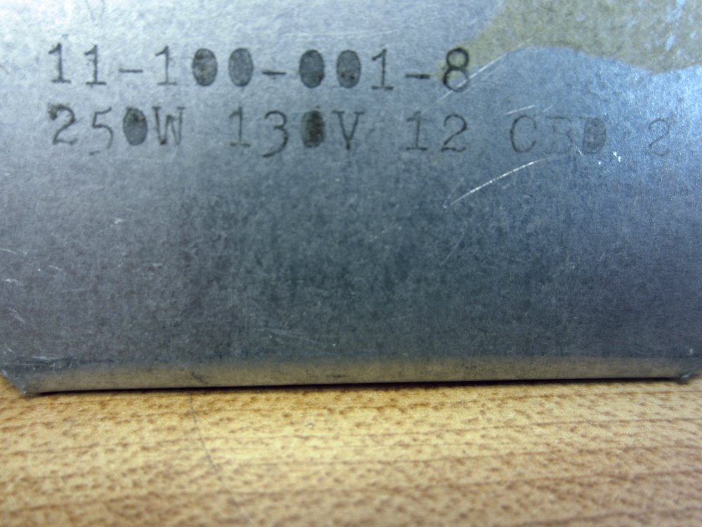 Part 11-100-001-8 Electrical Plate 111000018