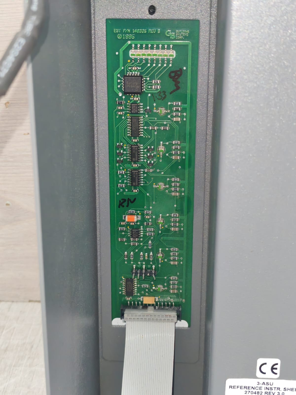 EDWARDS EST 3-ASU MICROPHONE / PAGING CONTROL AUDIO SOURCE UNIT