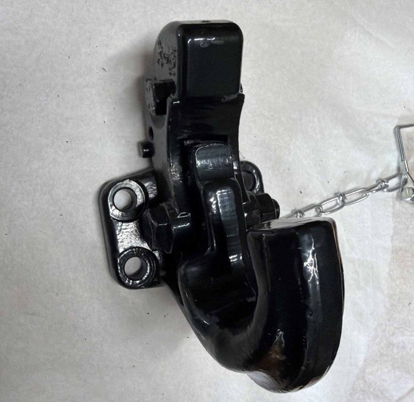 Buyers Products 10036 6 Ton Pintle Hook Mounting MGTW 12 000 Lbs Pintle Black