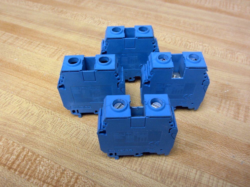 Entrelec ABB M35/16 Terminal Blocks M3516 115 124 07 Blue (Pack of 4)
