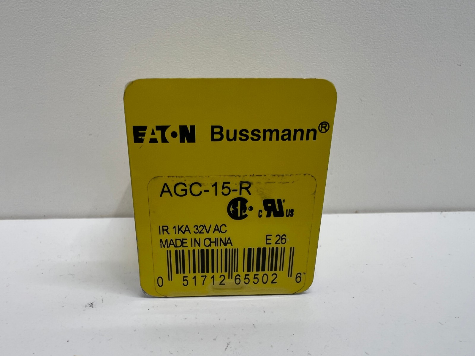 LOT OF (20) NEW IN BOX! EATON BUSSMANN 15A MINI FUSES AGC-15-R