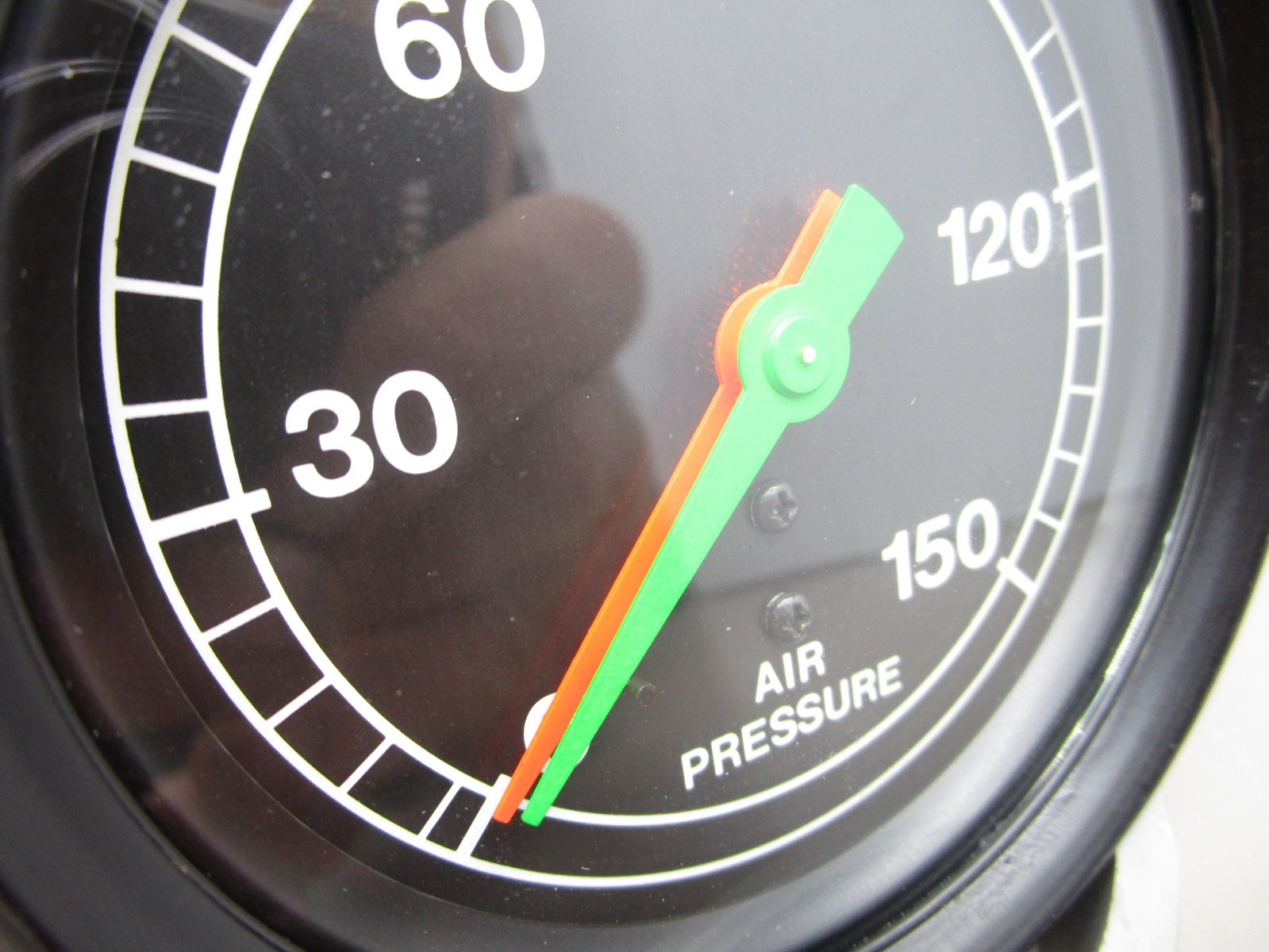 4″ Dual Tank Air Pressure Gauge 17-02682 148885 0-150psi