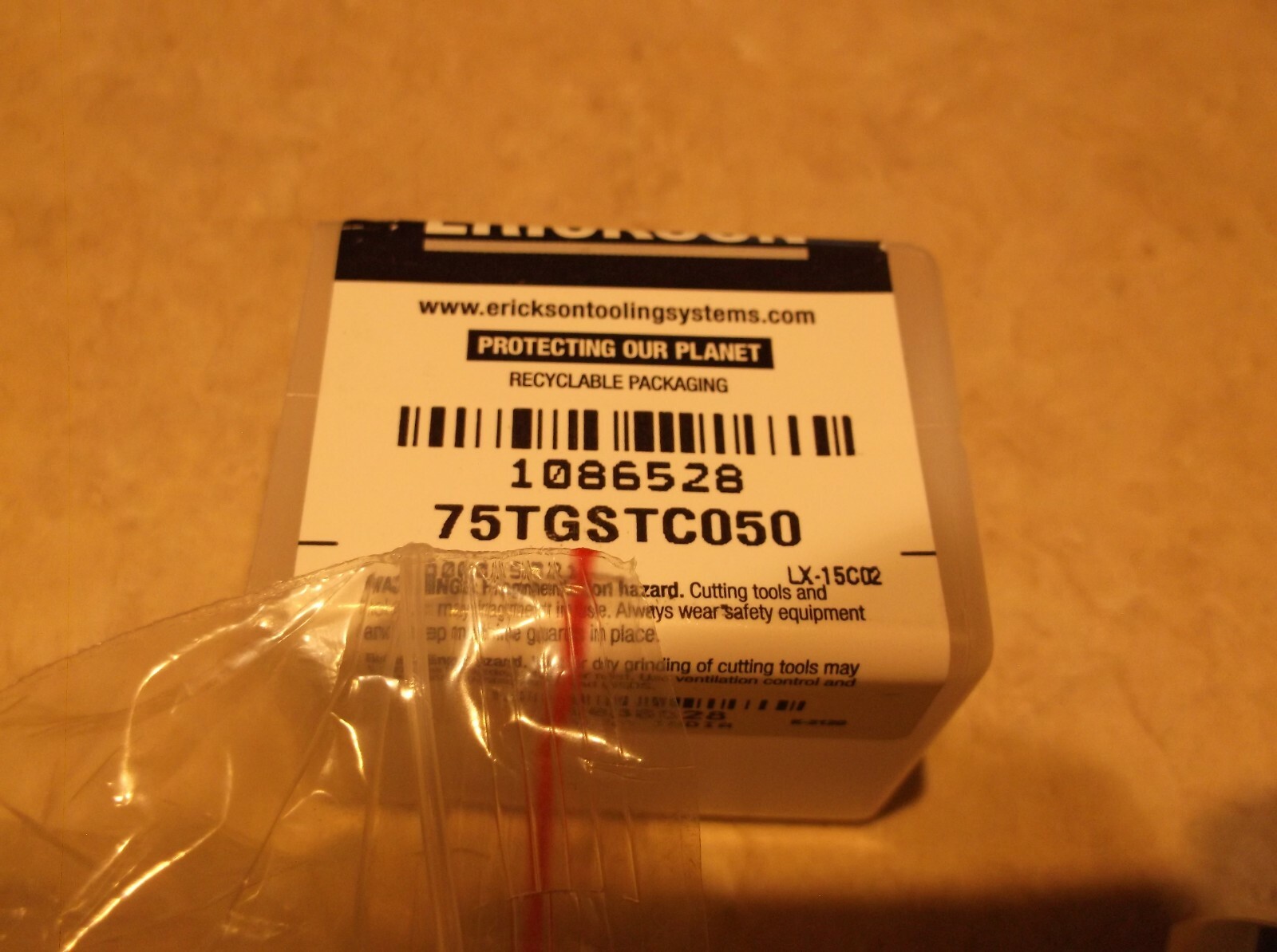 ERICKSON 75TGST050, SIZE: 1/2″ Single Angle Coolant Style Solid Tap Collet