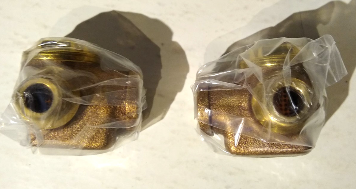 Powers 230-046 Angled Check Stop Kit 1/2″ IPS 2-Valve Pair 230-40 & 230-43 New