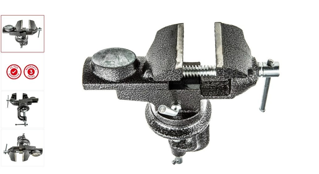 Bench Vice x 30mm 65mm x 60mm, 2.1kg
