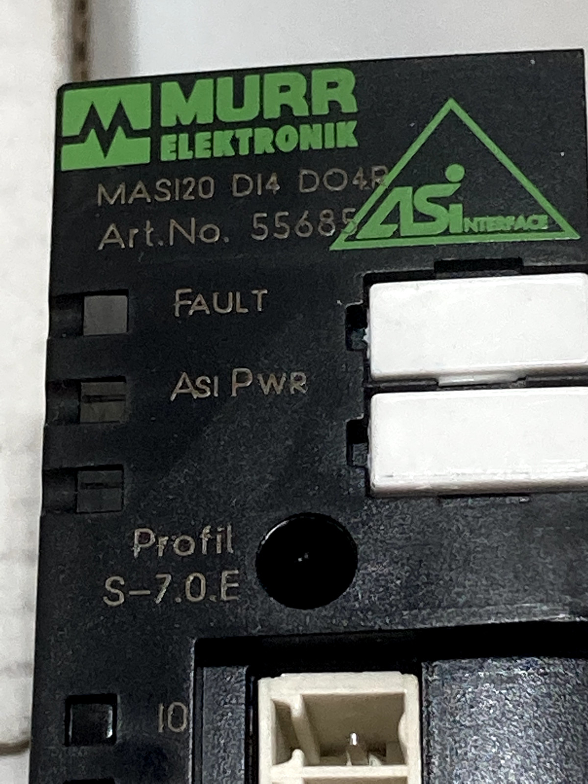 MURR ELEKTRONIK MAS120 D14 DO4R MODULE (55685) 24VDC 200MA NIB