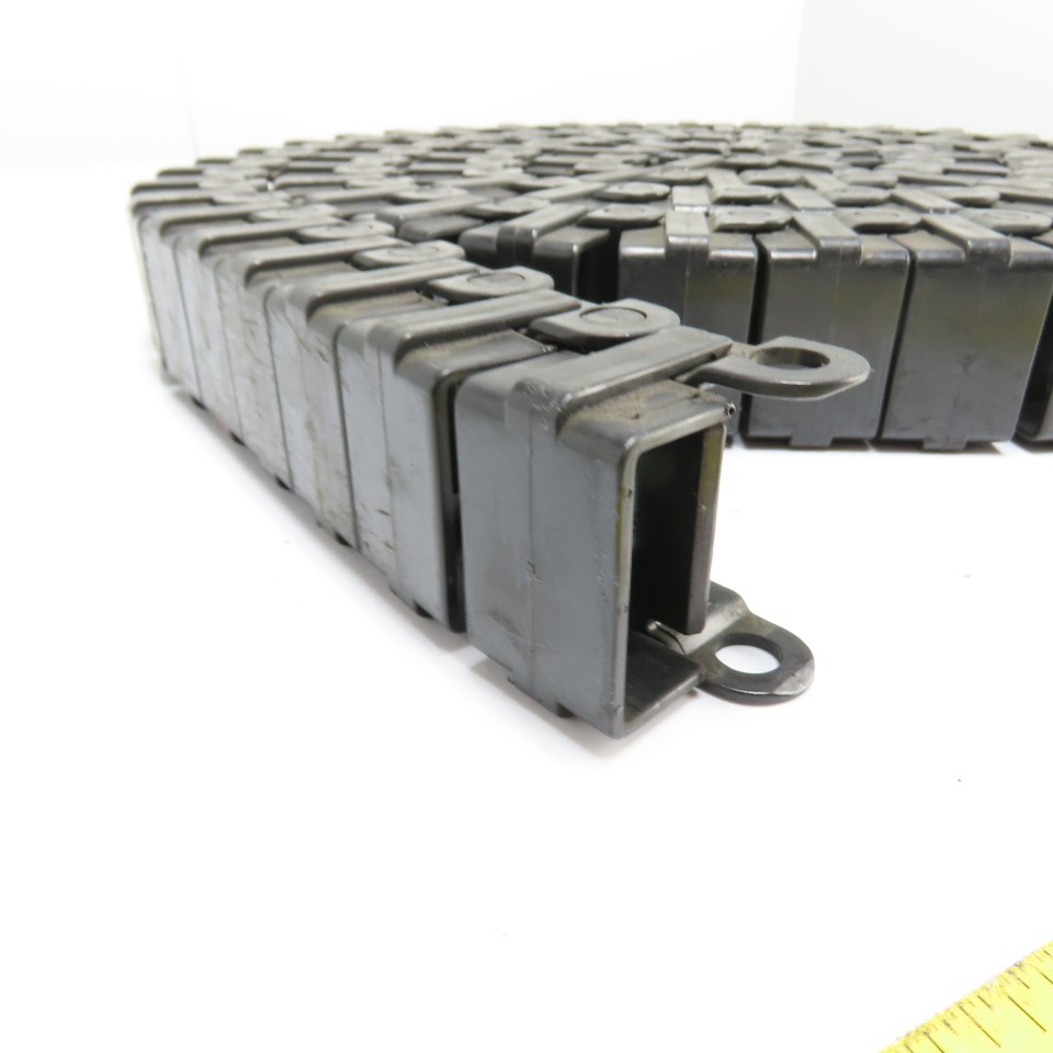48mm x 23mm Plastic Cable Carrier Drag Chain Track 10′ 6″ Long