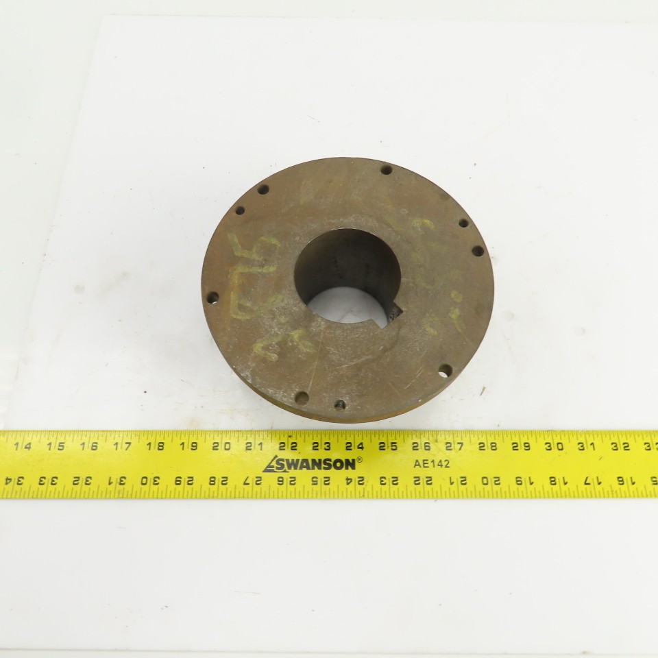 Flanged Coupling Hub Sleeve 2.875″ Shaft 7-7/8″ Flange OD 3/4″ Key
