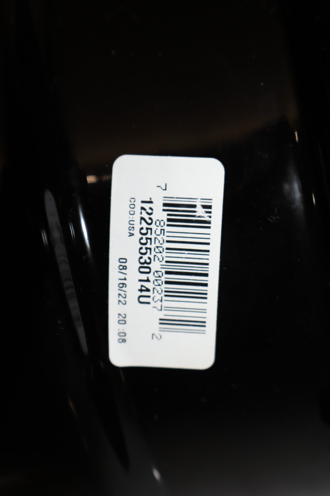 ITP D12F511 12″ x 7″ Steel Wheel , Black (New)