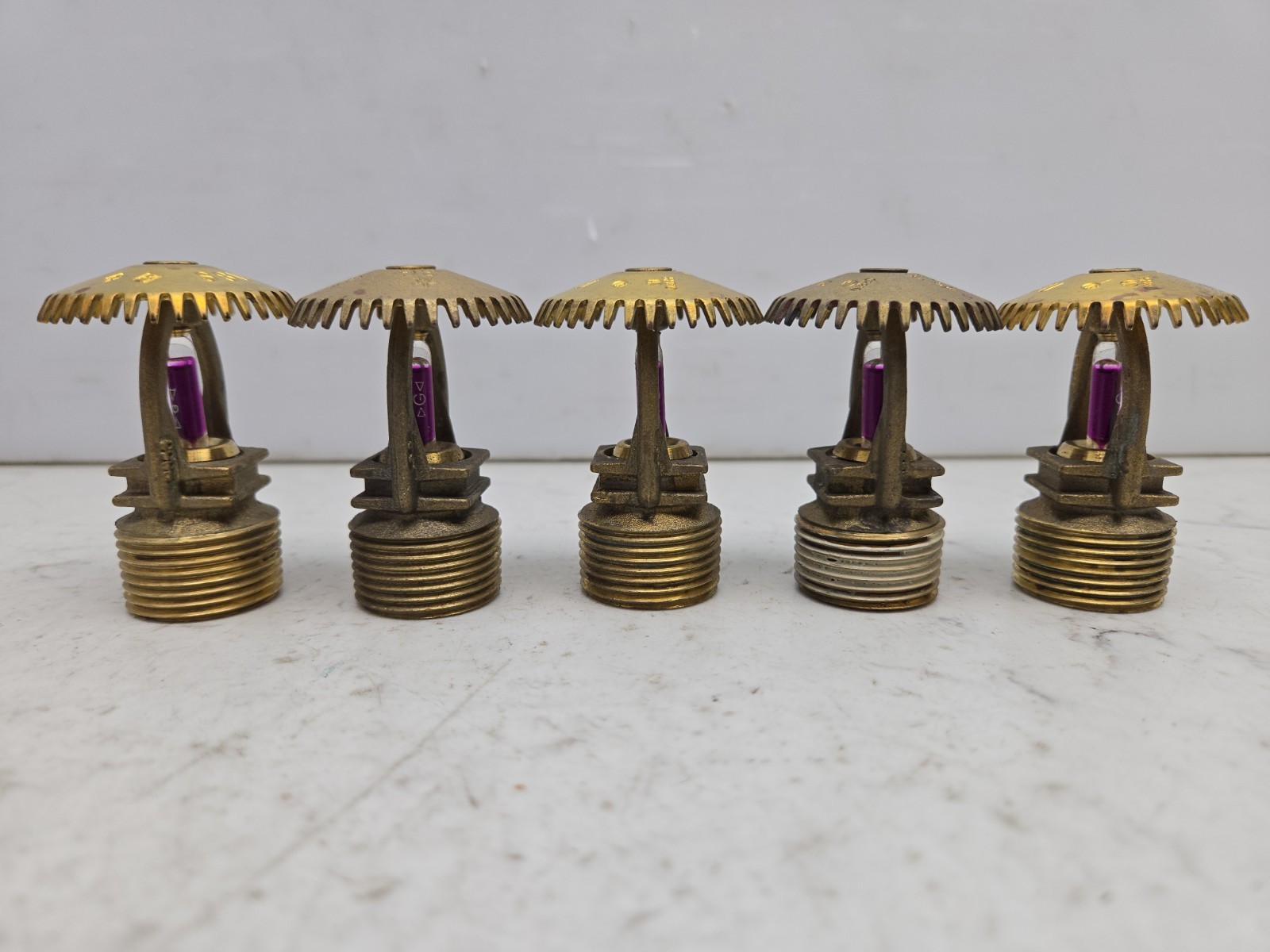 5 Pack Star SG Sprinkler Head SSU Globe Standard Spray Upright 360 S2810 Used
