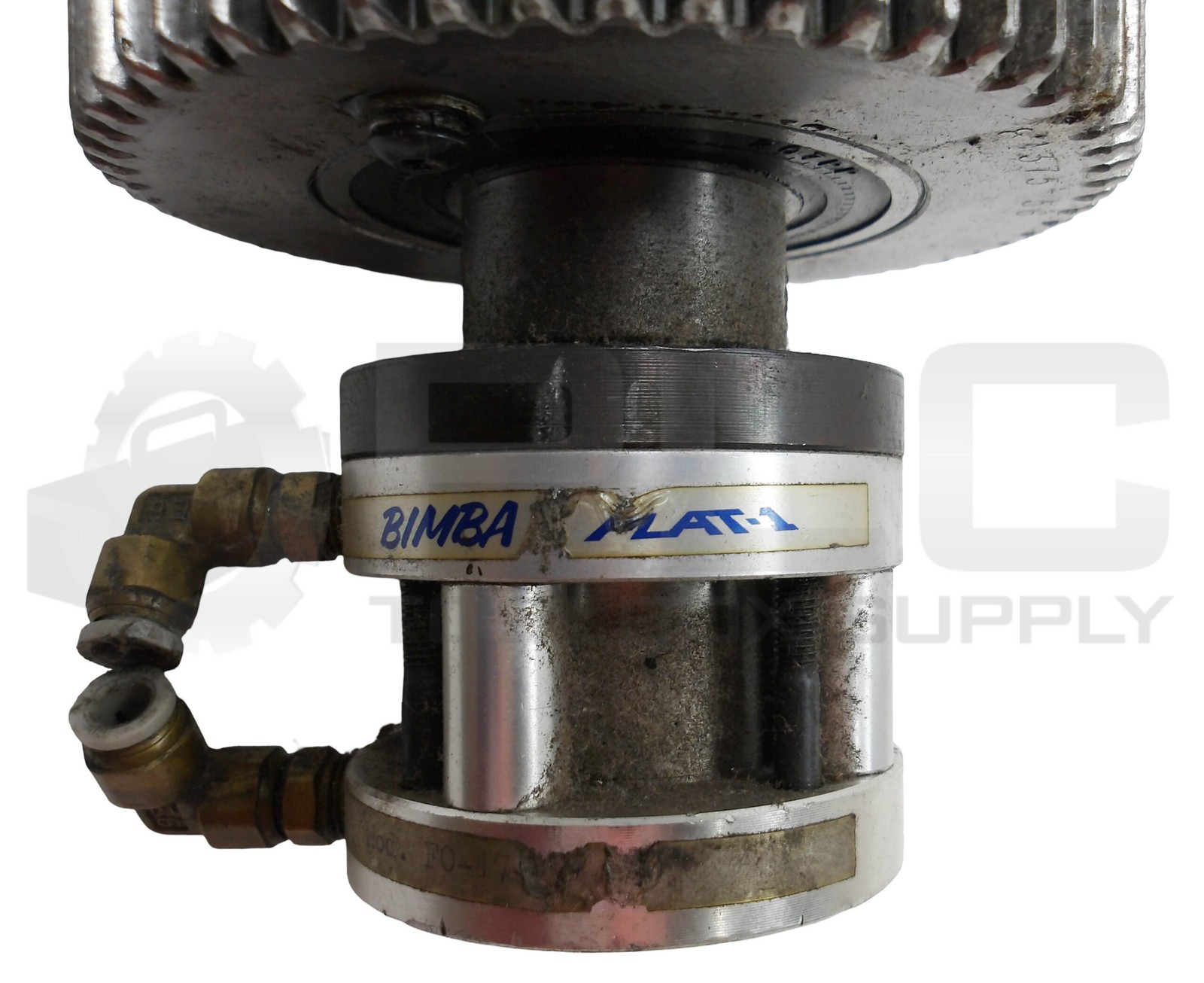 BIMBA FLAT-1 PNEUMATIC CYLINDER W/ FAFNIR 207PP BEARING
