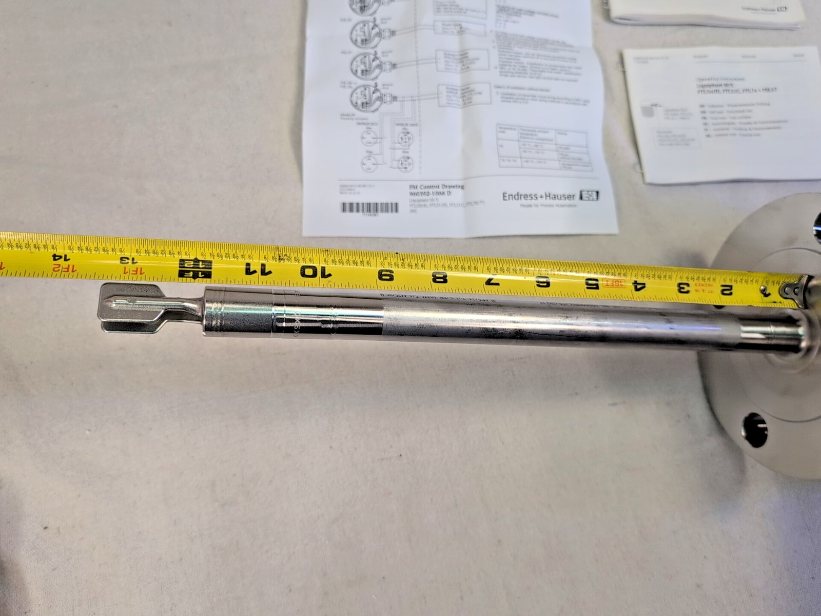 ENDRESS HAUSER LIQUIPHANT M FTL51-E0DX5/0 13.5IN, LEVEL SWITCH VIBR