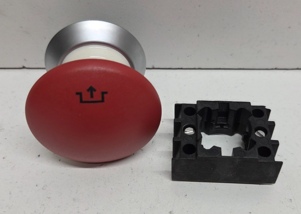NEW NO BOX! SCHMERSAL RED MUSHROOM EMERGENCY STOP BUTTON NDRR50RT