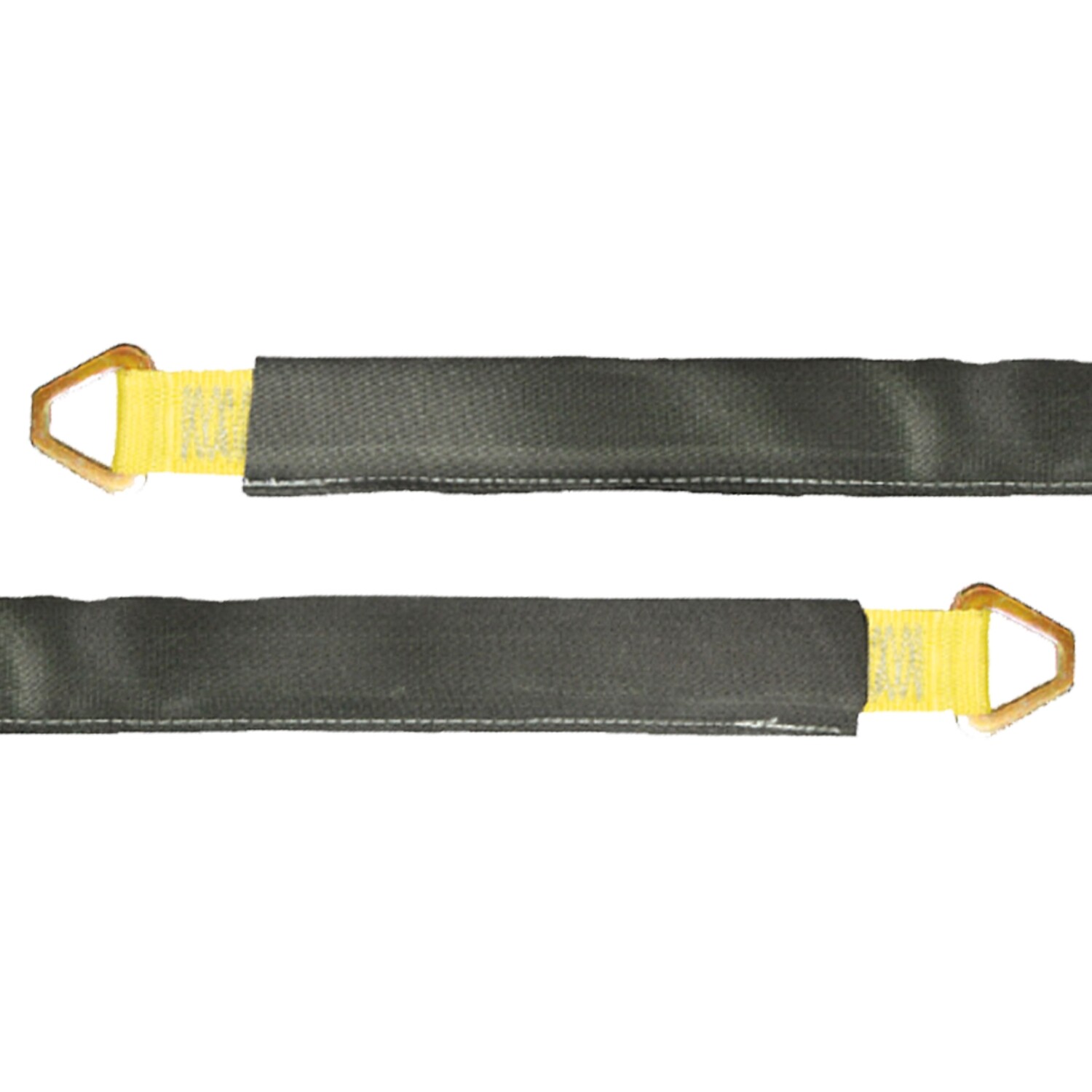 VULCAN 3-Ply Stiff Car Tie Down Axle Strap – Wear Pad – 2″ x 36″ – 3300 lbs SWL