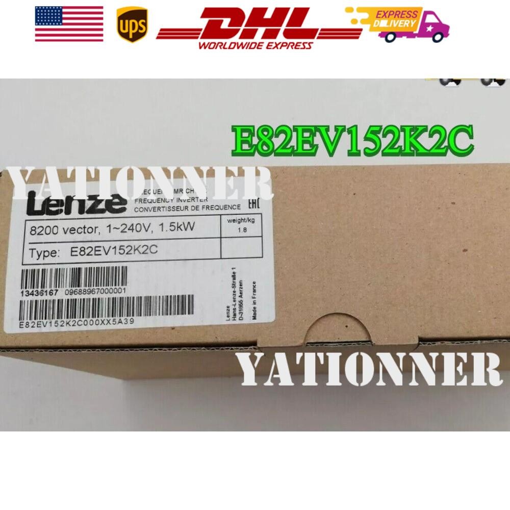 1PC E82EV152K2C NEW LENZE E82EV152K-2C LENZE FREQUENCY INVERTER Fast shipping