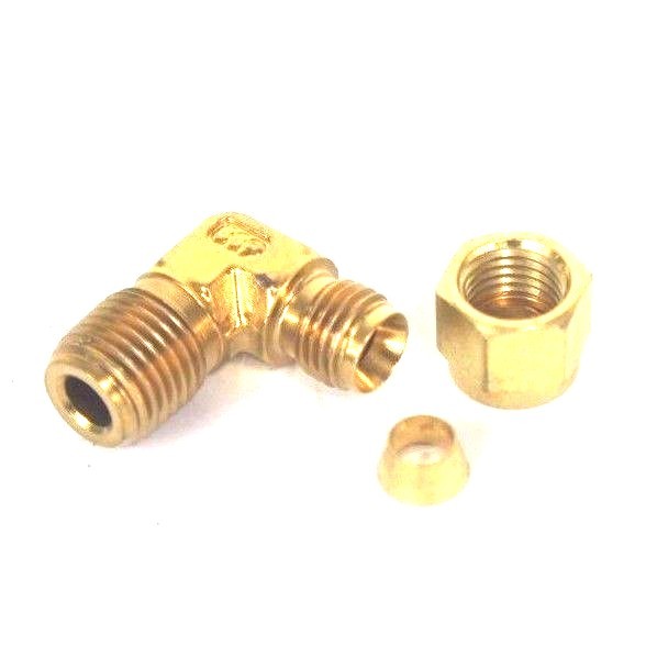 LOT OF 2 NEW SWAGELOK SS-400-2-6 ELBOWS 1/4′ TUBE X 3/8″ NPT, SS40026