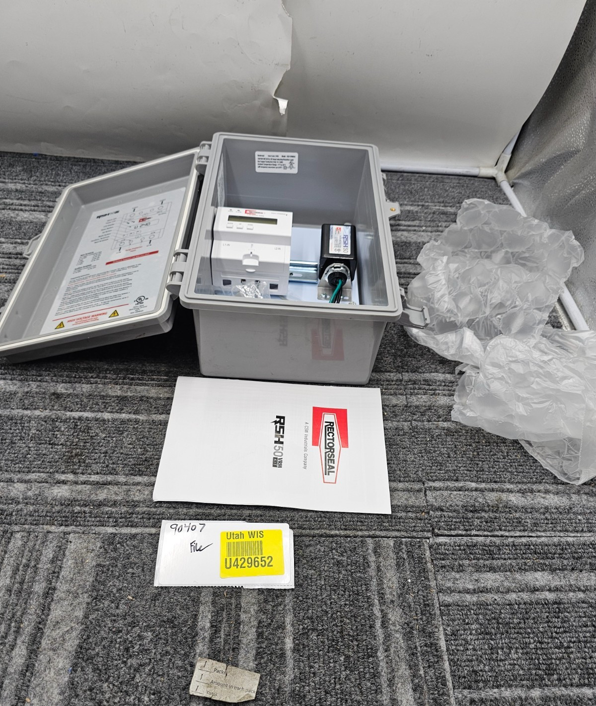 RECTORSEAL RSH-50 VRM KIT: Surge Protector & Voltage Range Monitor 120/240VAC