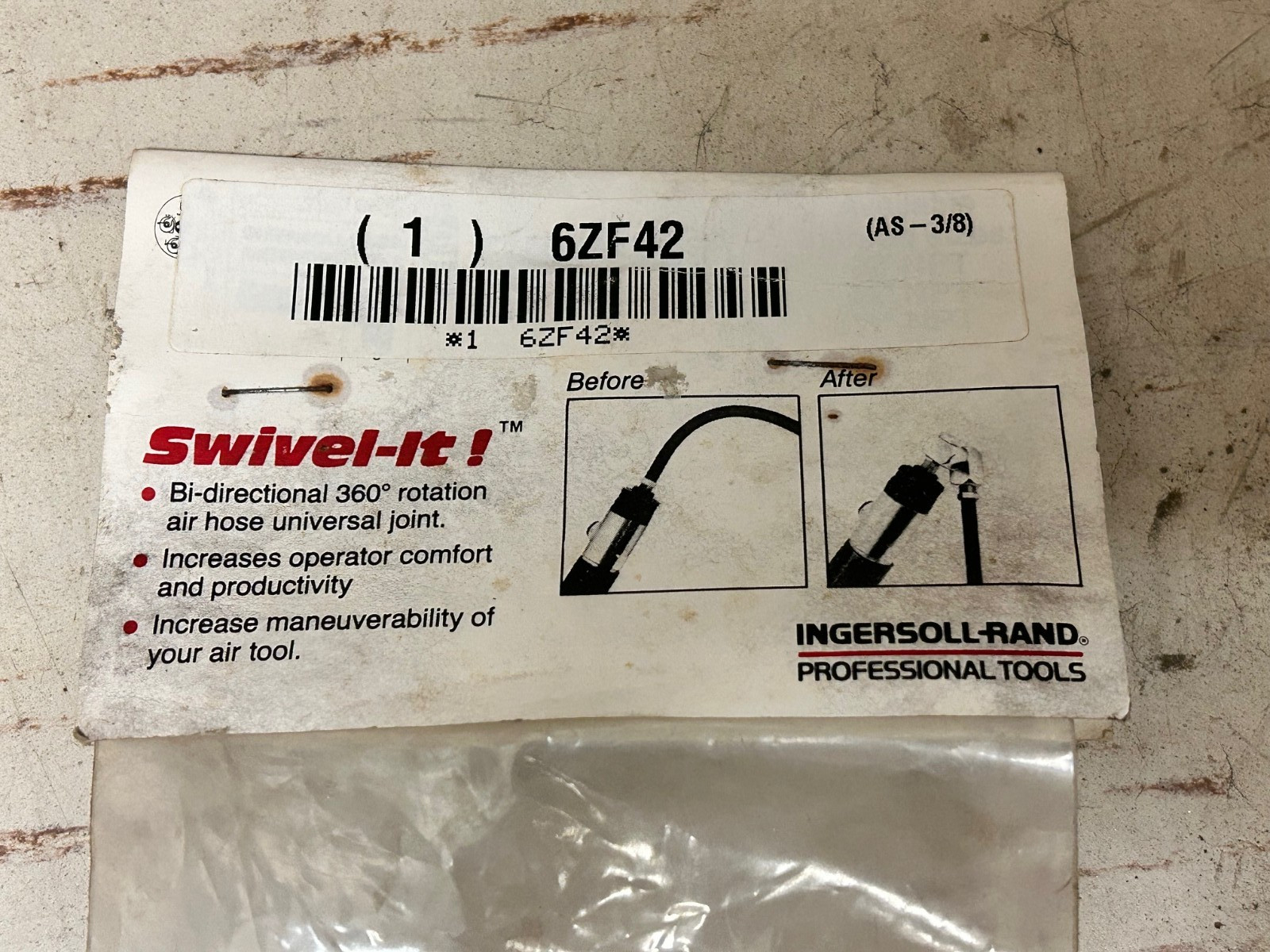 Ingersoll-Rand 6ZF42 Swivel-It! AS-3/8 3/8″