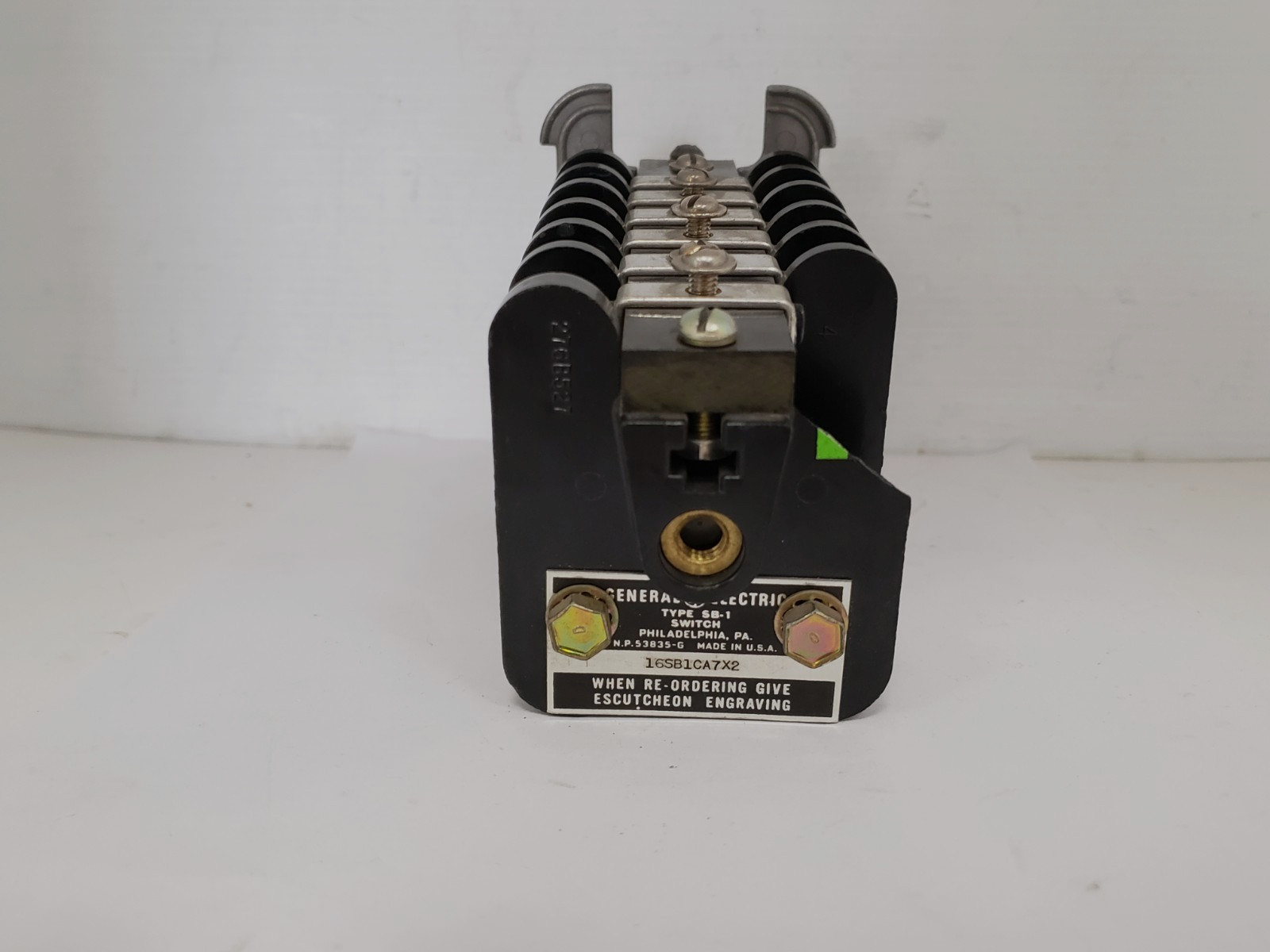 GENERAL ELECTRIC 16SB1CA7X2 ROTARY CAM SWITCH TYPE SB-1 3 POSITION