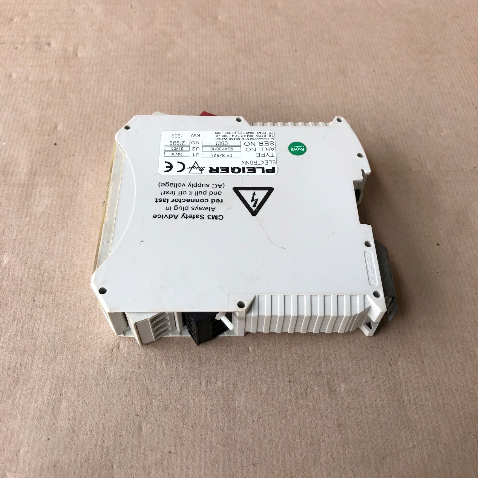 PLEIGER CM3/S24 CONTROL MODULE 9341100110