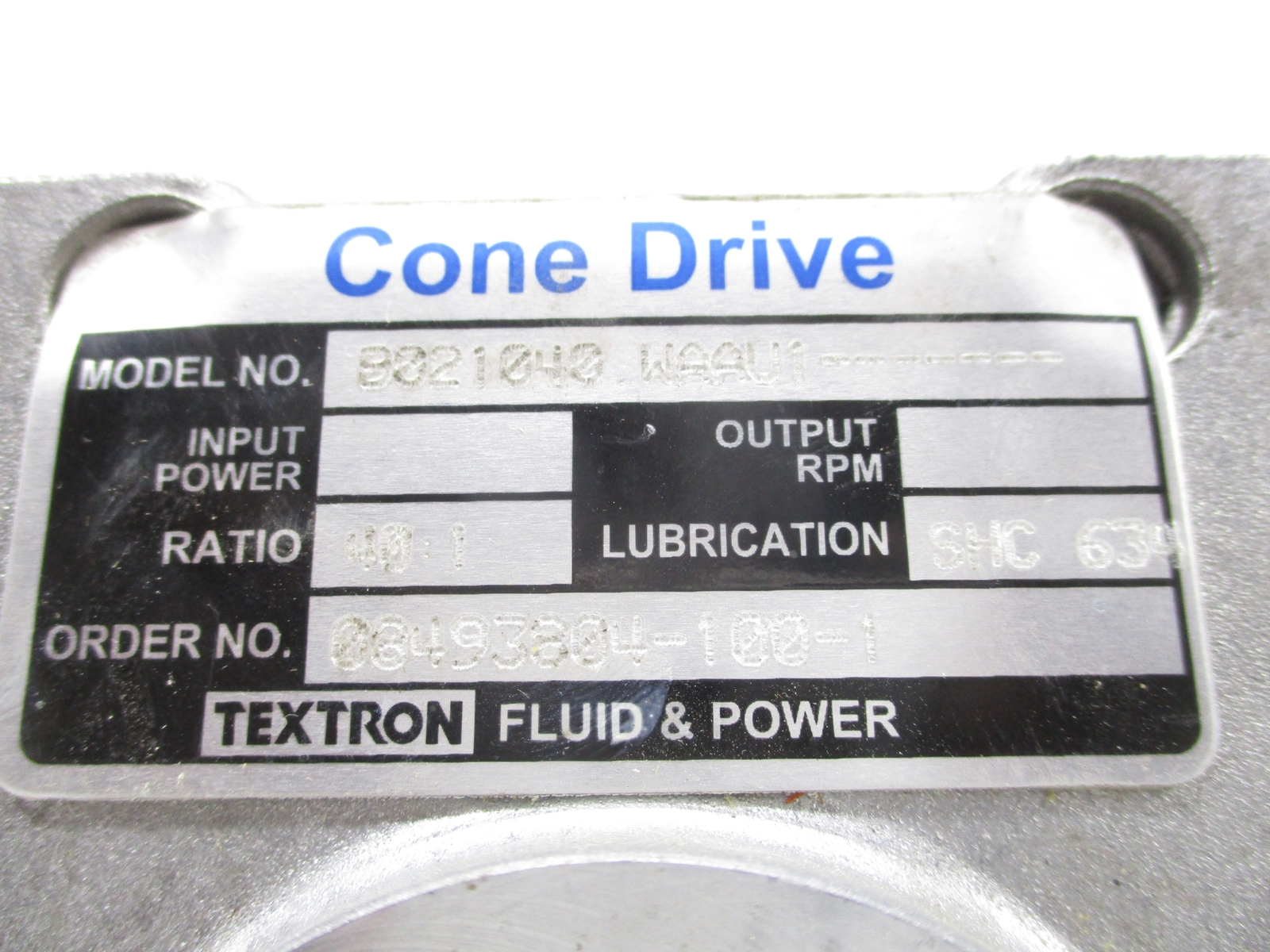 CONE DRIVE B021040.WAAV1 UNMP