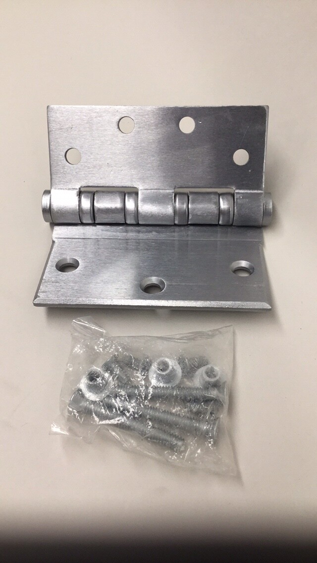Grainger 4PA22 Hinge 4-1/2″ x 4-1/2″ Butt Hinge Satin Chrome Finish Missing Pin