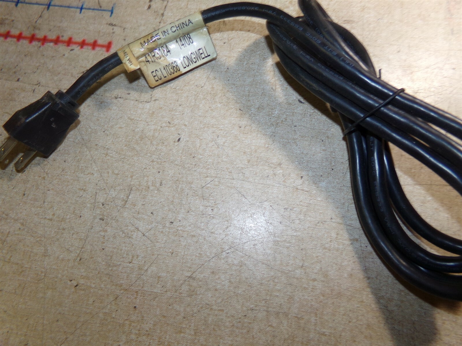 NEW Longwell 41R3184 ECL10368 Power Cord Cable *FREE SHIPPING*
