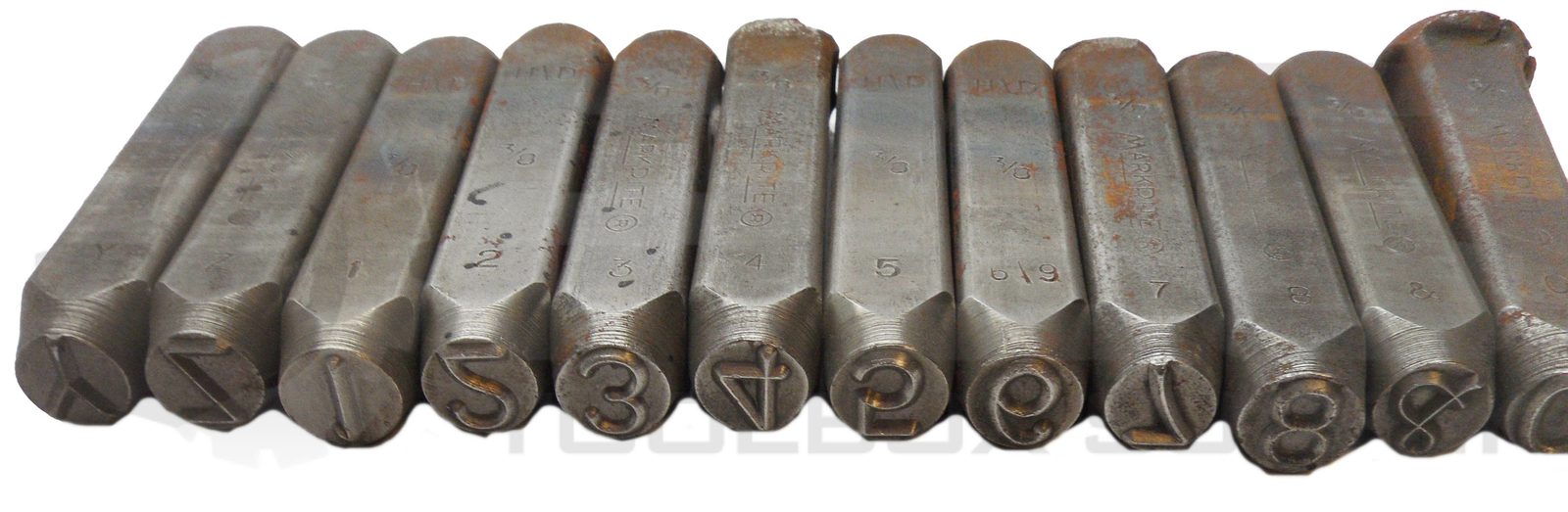 HANSON G12440 36 PIECE STEEL STAMP SET