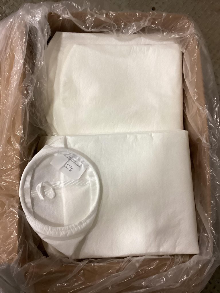 POG 50 P2S-H Filter Bag, 50 micron 6.5” x 29” polypropylene felt -NIB of 50