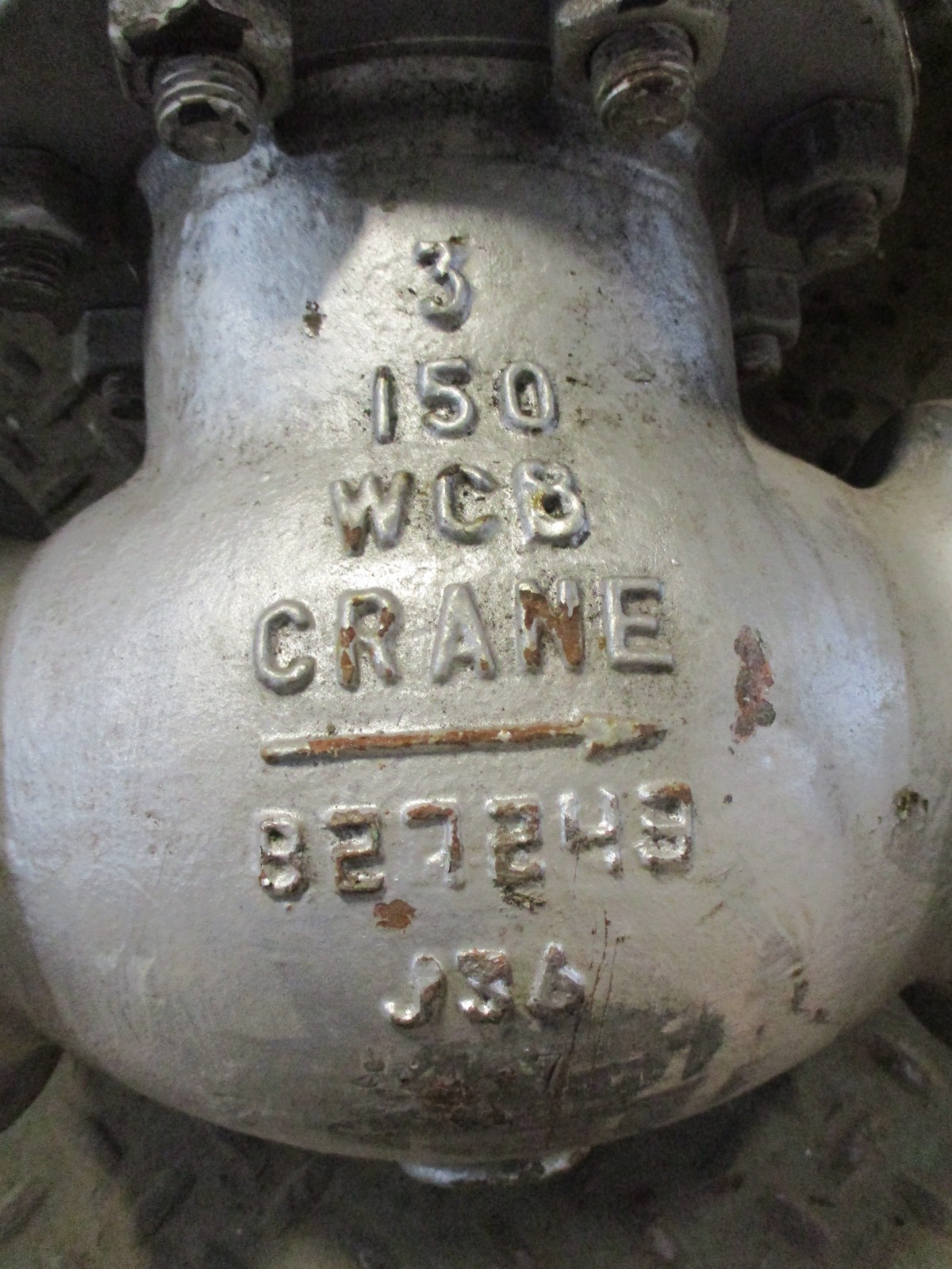 Crane FIG 143 1/2 XU Size 3 Class 150 Valve ASME B16.34/API600 WCB CR13 53454AES