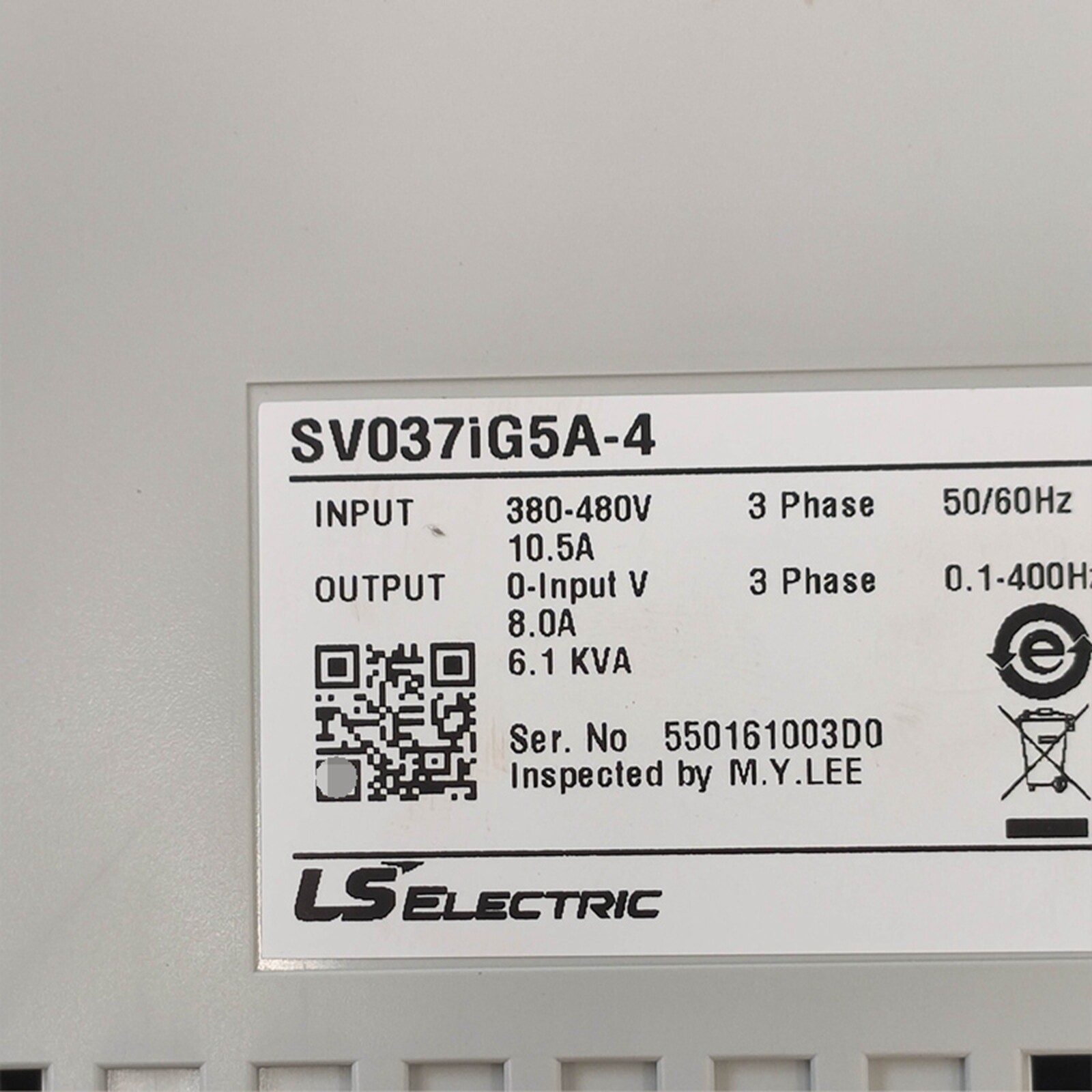New LS inverter SV037IG5A-4 3.7KW /380V