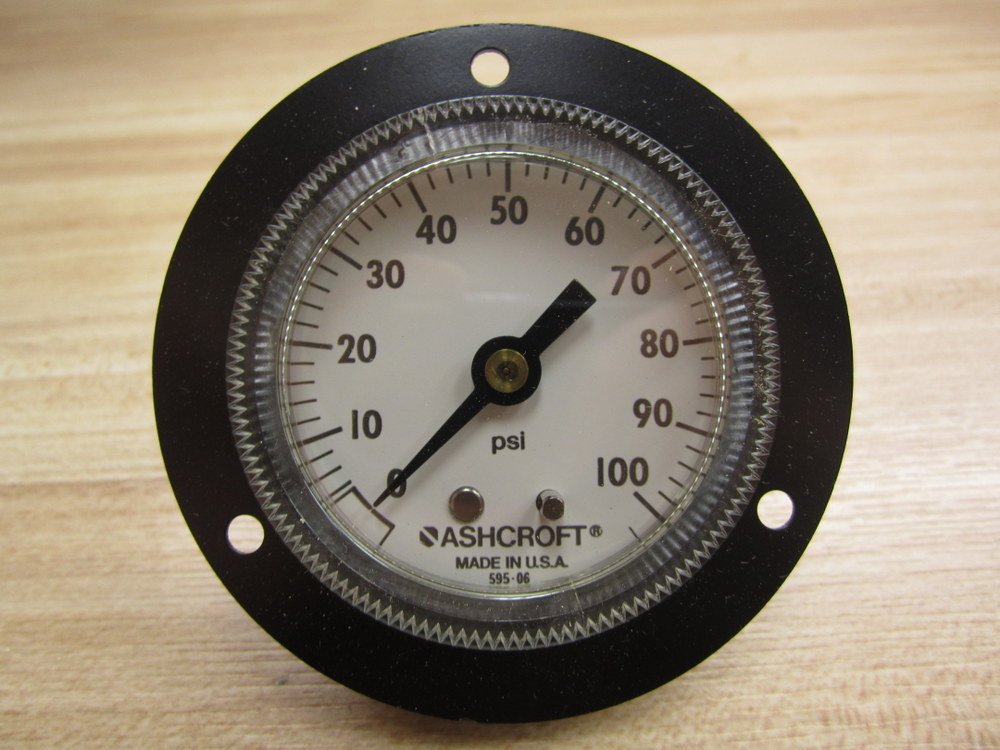 Ashcroft 20W1001TH-02B-XFF-100 Gauge 0-100PSI 5WH22
