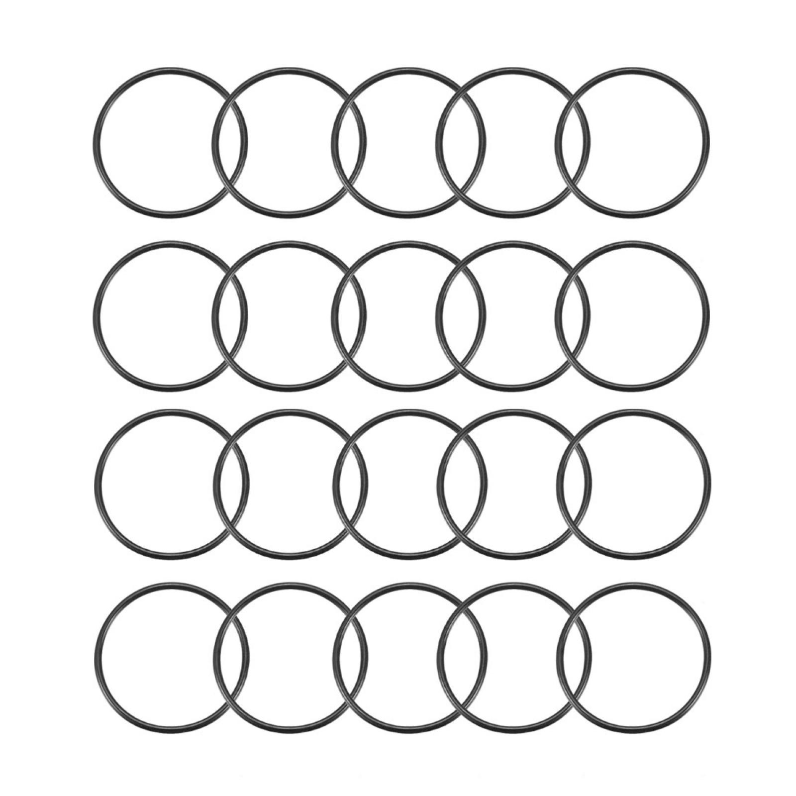 Flexible Rubber Oil Sealing Filter O Rings Gaskets 31x28x1.5mm 20pc