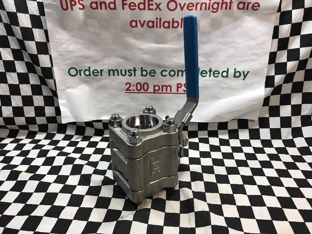 Jamesbury 1-1/2″ Value-Line Ball Valve Socket Weld Ends,CF8M, SHIPSAMEDAY#1375B2