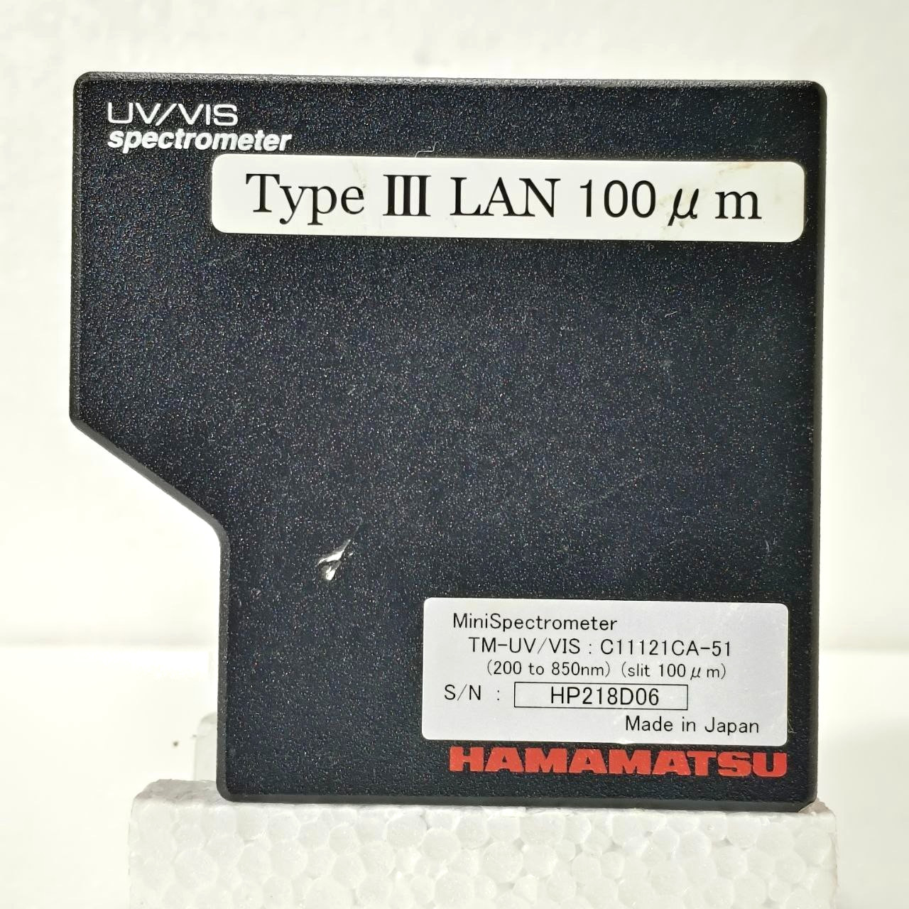 HAMAMATSU MINISPECTROMETER TM-UV/VIS C11121CA-51
