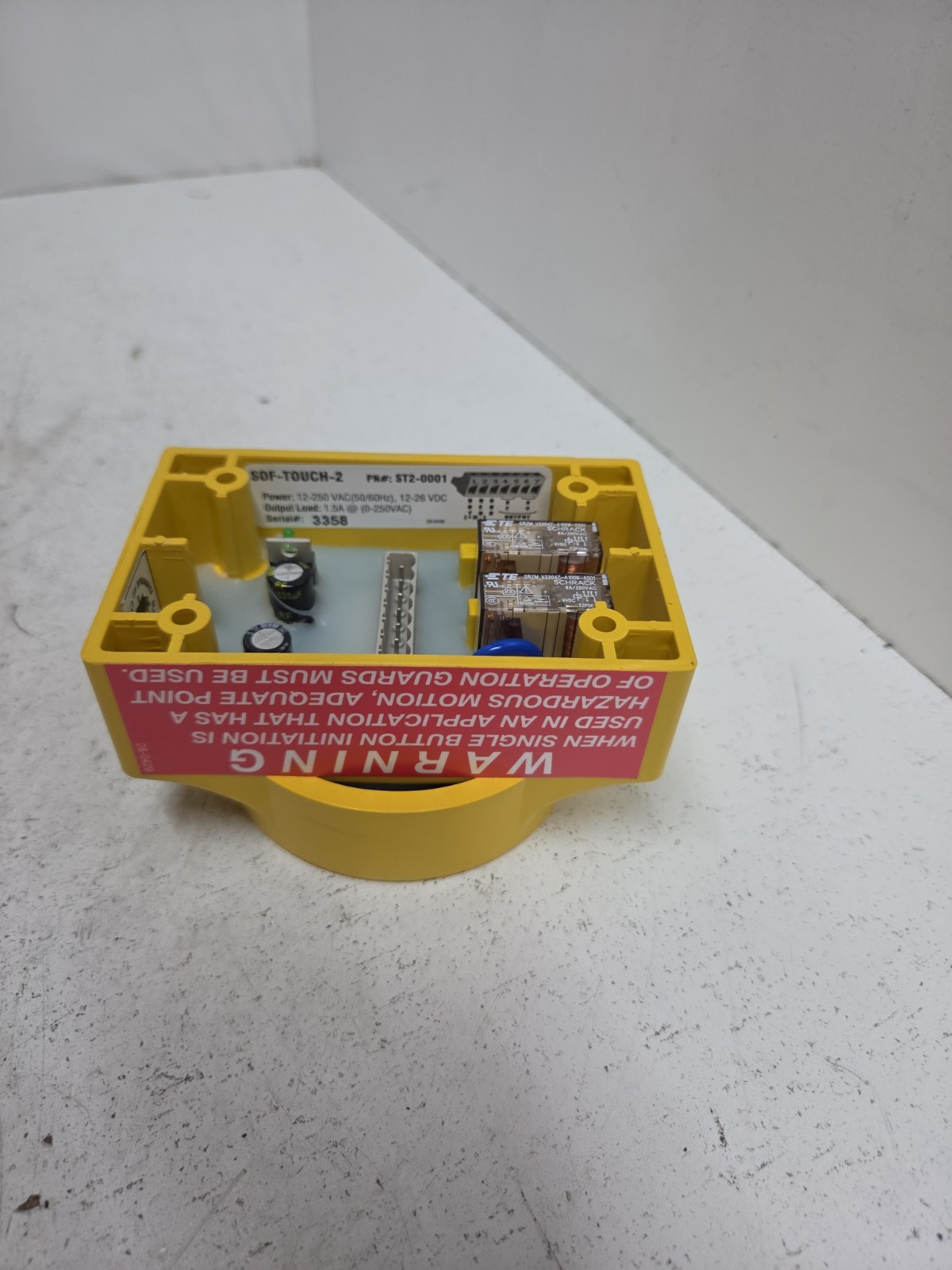 SOF TOUCH ST-0001 INDUSTRIAL MACHINE SWITCH 15-30 VDC 10A **NOS**