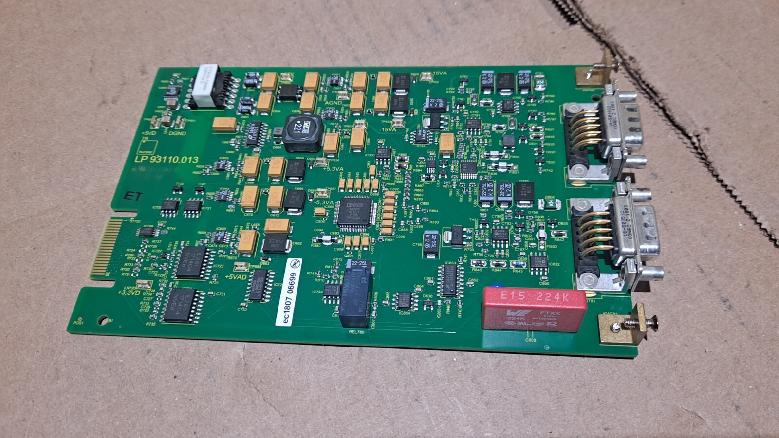 DIGIFORCE 9311 Press Force Monitor Control PCB Module LP 93110.013 FASTSHIPPING