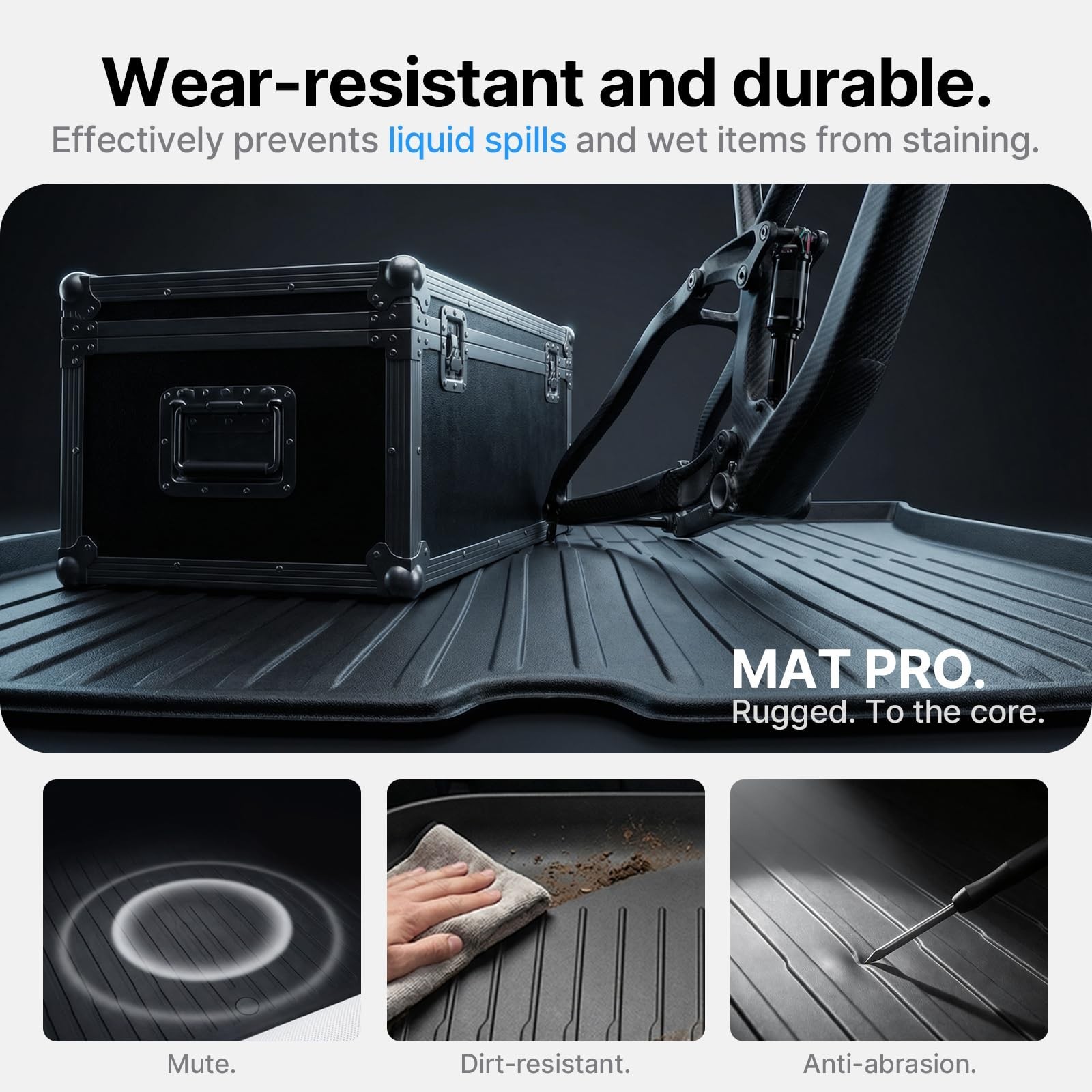 All Weather Cargo Liners for New 2025 2026 Tesla Model Y Juniper Trunk Mat wi…