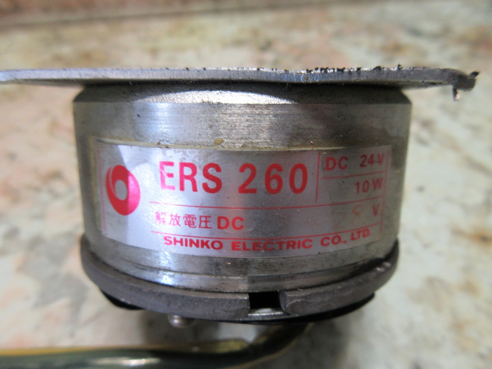 SHINKO ELECTRIC BRAKE CLUTCH ERS260 DC24V MORI SEIKI SL-3A CNC LATHE
