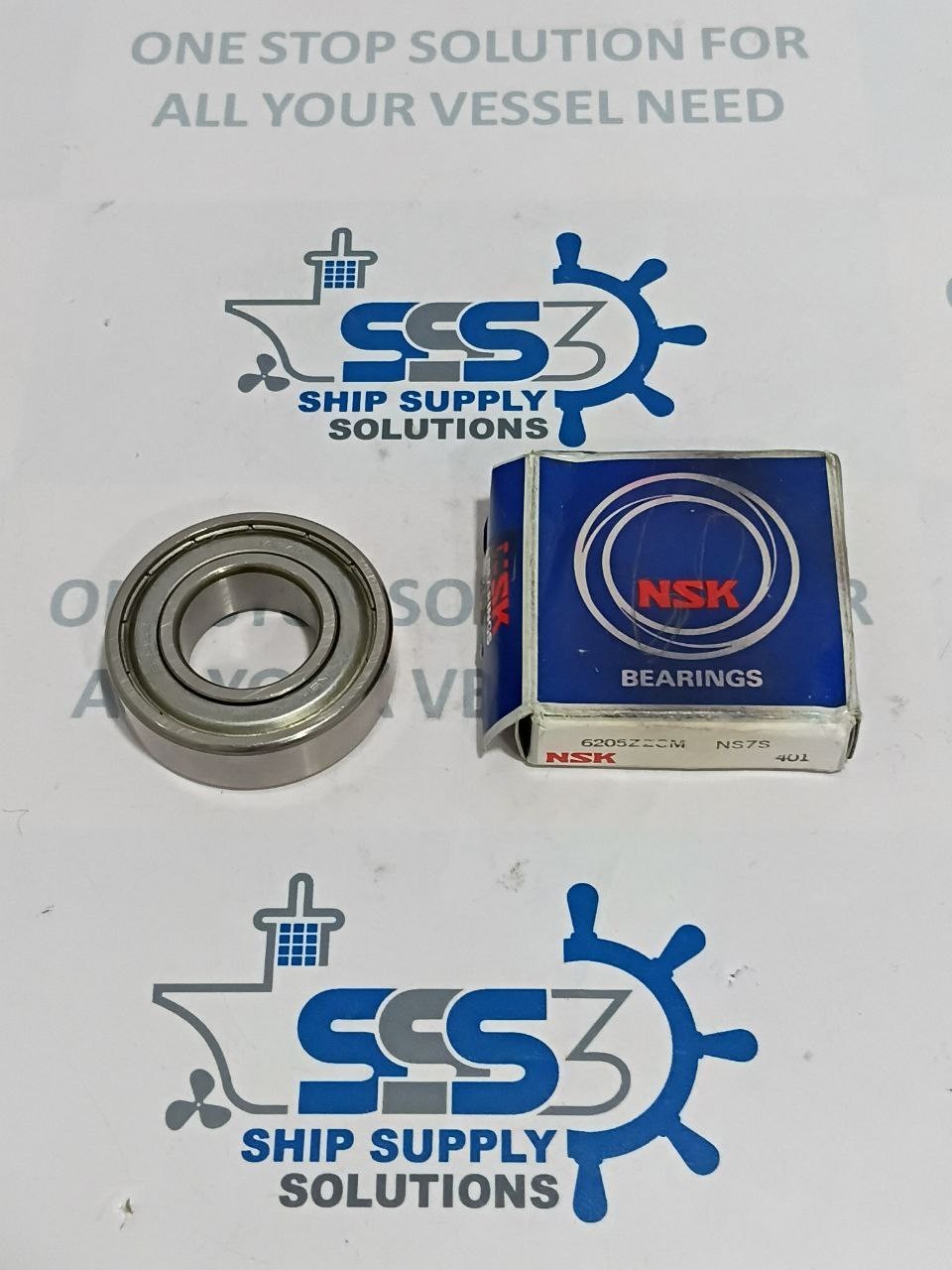 NSK 6205ZZCM NS7S Ball Bearing Size OD 52mm x ID 25mm x Thick. 15mm