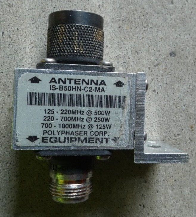 Used PolyPhaser IS-B50HN-C2-MA Type N Male / Type N Female