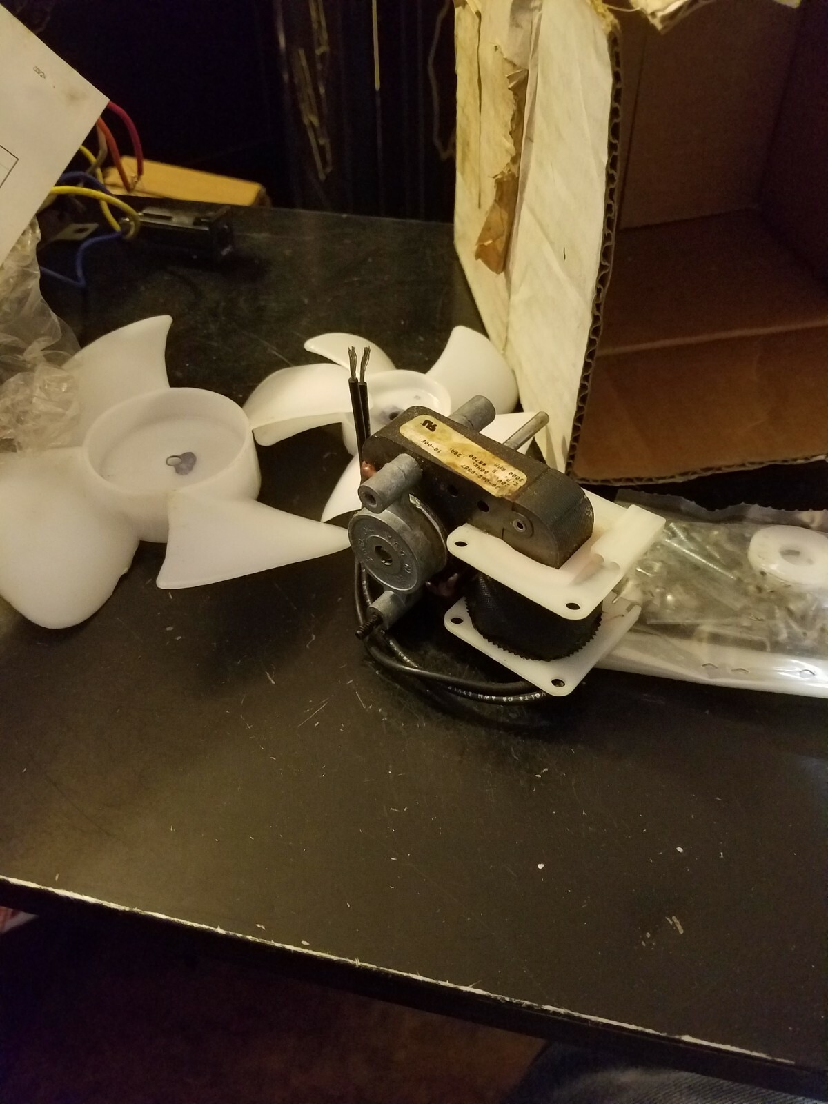 NRP5700K 1/100 HP 120V 3000 RPM REVERSIBLE FAN KIT BOHN UPPCO SINGER GE33