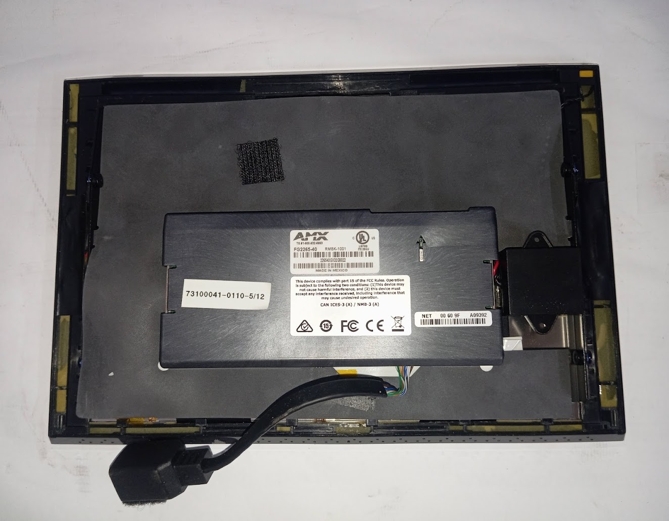 AMX FG2265-40 Touchpanel Acendobook RoomBook Scheduling Panel RMBK-1001 Harman