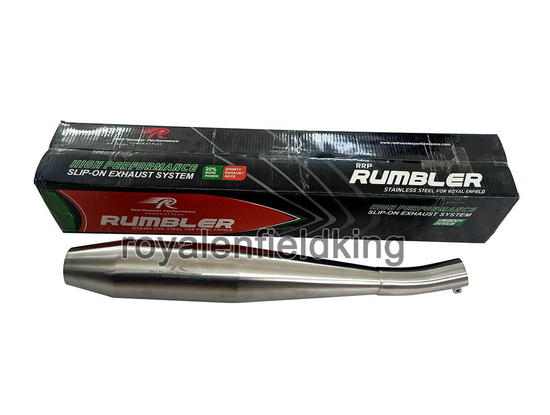 Fit For Royal Enfield GT 535 Cafe Racer Red Rooster Performance Exhaust Silencer