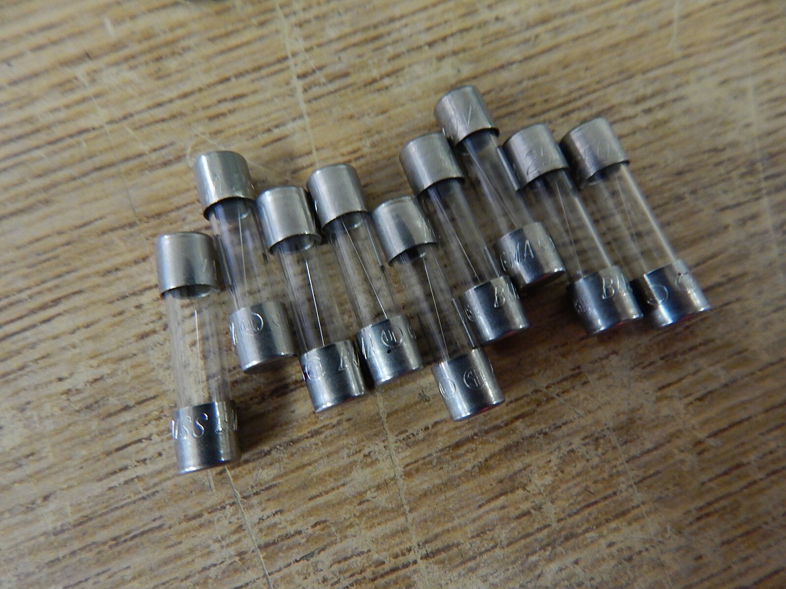 NEW Buss GMA-1 250V Fuses, Lot of 9 “J” *FREE SHIPPING*